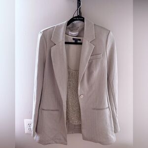 Calvin Klein Women's Printed Oversized Blazer